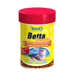 Tetra Tetra Betta granulado 35 g - 85 ml para peixes Betta Splendens Alimentação