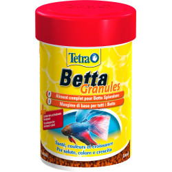 Tetra Tetra Betta granuli 35 g - 85 ml per pesci Betta Splendens Cibo