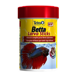 Tetra Tetra Betta Larva Sticks para peces luchadores y tortugas acuáticas 85 ml Alimentos