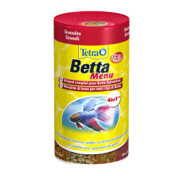 Nourriture poisson Tetra Betta menu 38 g - 100 ml. pour Betta Splendens
