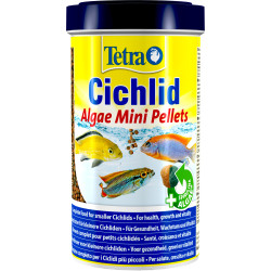Tetra Tetra Cichlid Algae mini 170 g 500 ml para ciclídeos Alimentação
