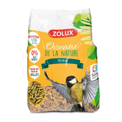 zolux Zaden Gierst en insectenmix 2 kg voor vogeltuin Zaad voedsel