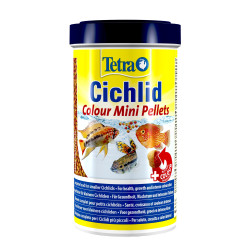 Tetra Tetra Cichlid color mini pellets 170 g 500 ml para peces cíclidos Alimentos