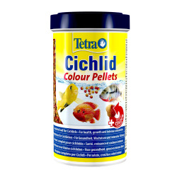 Nourriture poisson Tetra Cichlid colour pellets 165 g 500 ml pour Cichlidés