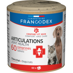 Francodex Artikulationen Für Hunde und Katzen, Schachtel mit 60 Tabletten. Nahrungsergänzungsmittel