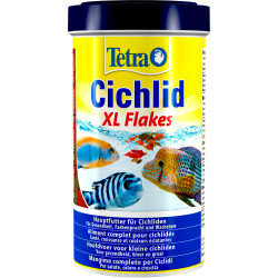 Tetra Tetra Cichlid XL Flakes 80 g 500 ml Futter für Cichliden und Zierfische Essen