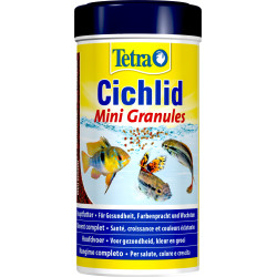 Tetra Tetra Cichlid mini pellets 110 g 250 ml alimento para ciclídeos de 3 a 6 cm Alimentação