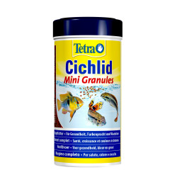 Nourriture poisson Tetra Cichlid mini granules 110 g 250 ml nourriture pour Cichlidés de 3 à 6 cm