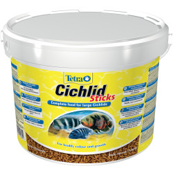Nourriture poisson Tetra Cichlid sticks 2.9kg - 10 L nourriture pour grands Cichlidés