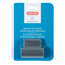 zolux Magnete galleggiante 6,5 x 5 x 2,5 cm per gli angoli dell'acquario Manutenzione e pulizia dell'acquario