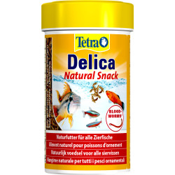 Tetra Delica Larve di zanzara 8g - 100 ml cibo per pesci ornamentali Cibo