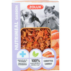 zolux Golosinas de zanahoria deshidratada 40 g para roedores Aperitivos y suplementos