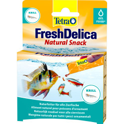 Tetra Krill gel treats 16 stick da 3 g Mangime fresco Delica per pesci ornamentali Cibo