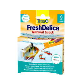 Tetra Krill gel treats 16 barritas de 3 g Alimento fresco Delica para peces ornamentales Alimentos