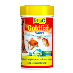 Tetra Fiocchi per pesci rossi 100 g - 500 ml Alimento completo per pesci rossi Cibo