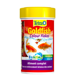 Nourriture poisson Goldfish Flocons couleur 20g - 100ml Aliment complet pour les poissons rouge
