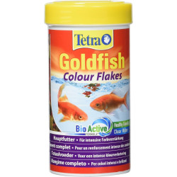Tetra Goldfish Farbflocken 52g - 250ml Alleinfuttermittel für Goldfische Essen