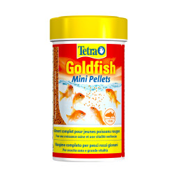 Nourriture poisson Goldfish Mini Pellets 42 g -100 ml Aliment complet pour les jeunes poissons rouge