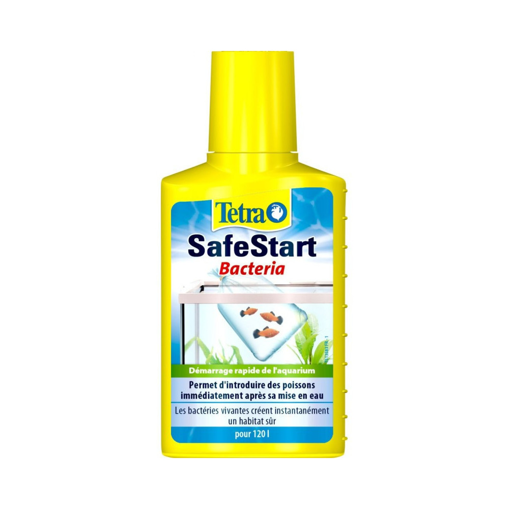 Tetra Safestart bacteria introduction des poissons immediate 100ML Santé, soin des poissons