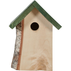 zolux Caja nido de madera maciza con entrada de ø28 mm para carboneros Casa de pájaros