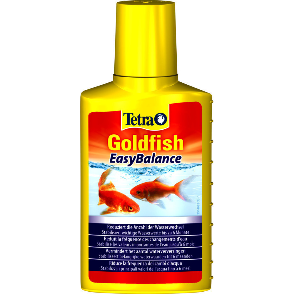 Tetra GoldFish EasyBalance dla akwariów słodkowodnych i złotych rybek 100ML Tests, traitement de l'eau