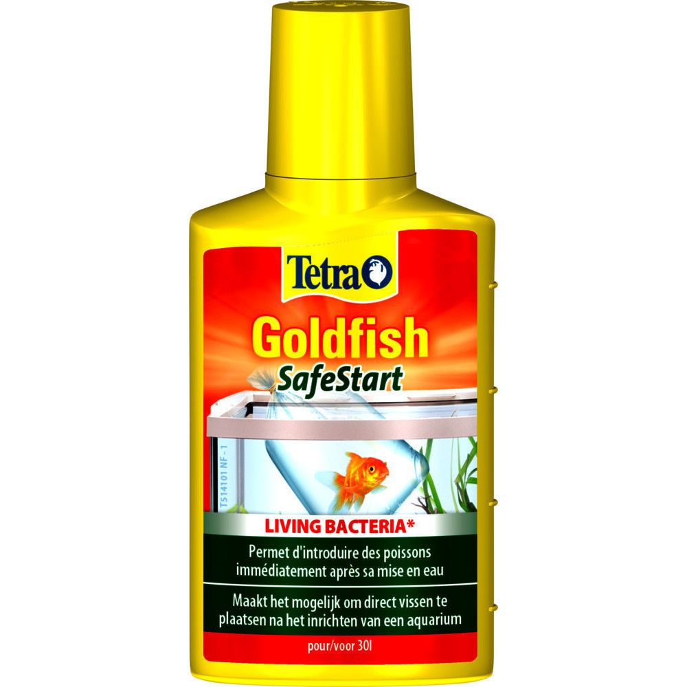 Tetra Goldfish SafeStart arrancador para peixes de água fria 50ML Testes, tratamento de água