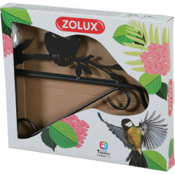zolux Suporte de parede coruja para alimentos para aves suporte de bola ou almofada de lubrificação