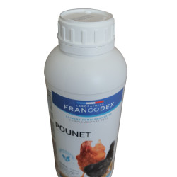 Francodex Product tegen rode luizen, pounet 1 liter fles voor pluimvee Behandeling