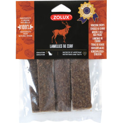 zolux Leckerlis 5 Streifen Hirsch 100 g für Hunde Kau-Süßigkeit