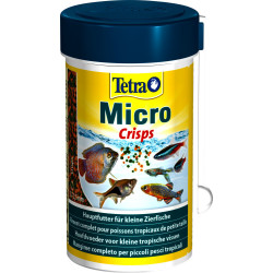 Tetra Mangime completo Micro Crips per piccoli pesci tropicali 39g/100ml Cibo