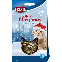 Friandise chat Friandises Christmas Kitty Stars 140 g pour chats.