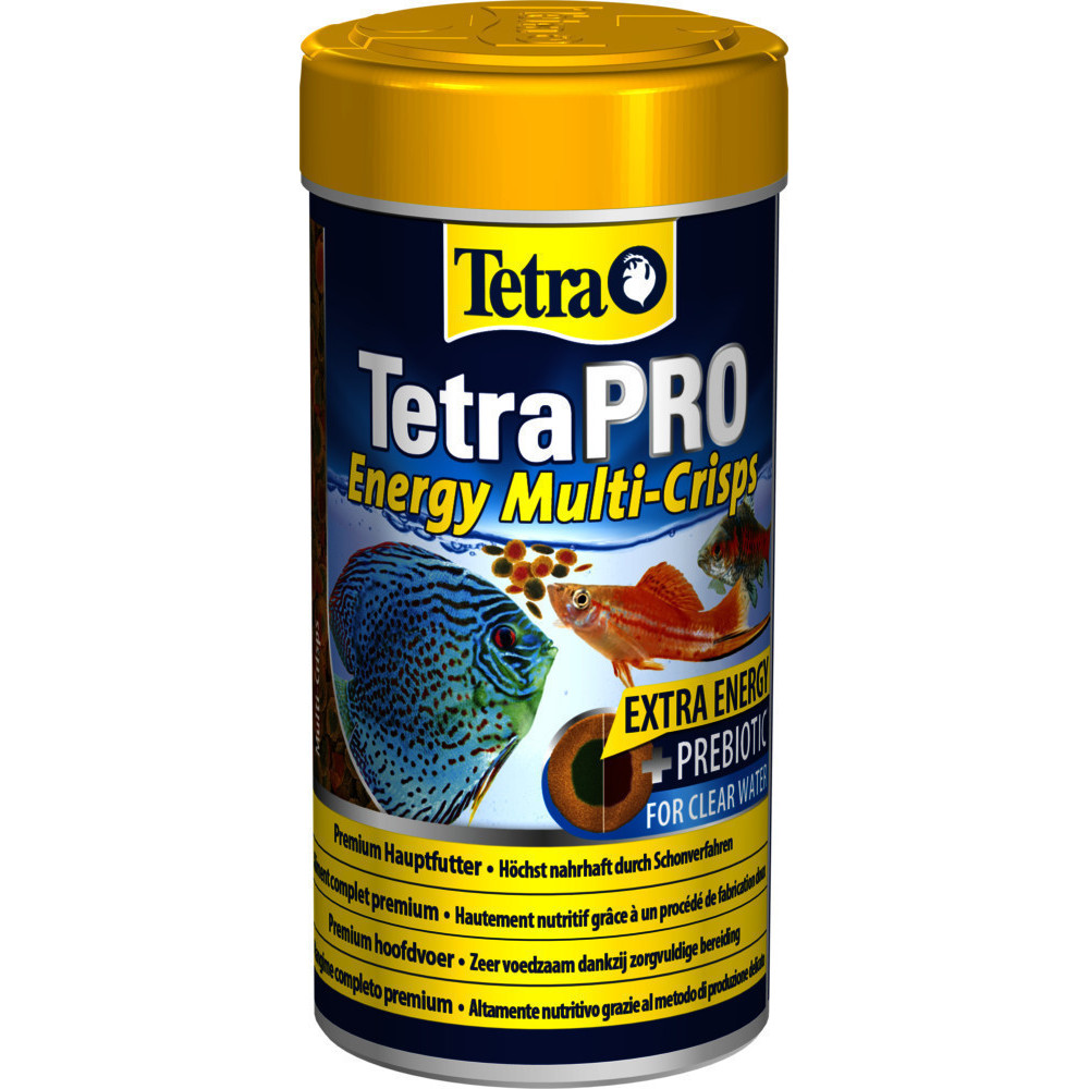 Tetra PRO Energy Multi-Crisps Premium Alleinfuttermittel für Fische 55g/250ml Essen