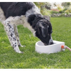 Trixie 1,5 Liter, Automatische drinkbak voor buiten voor honden, katten en kleinvee. Waterdispenser voor buiten