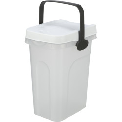 Trixie Caixa de ração hermeticamente fechada Barril de 7 litros, cão ou gato Caixa de armazenamento de alimentos