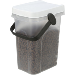 Trixie Caixa de ração hermeticamente fechada Barril de 7 litros, cão ou gato Caixa de armazenamento de alimentos
