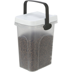 Trixie Caja de croquetas herméticamente cerrada Barril de 7 litros, perro o gato Caja de almacenamiento de alimentos