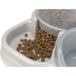Trixie 1,5 kg voer- en waterdispenser voor katten en honden Waterdispenser, voedsel
