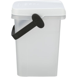 Trixie Caja de croquetas herméticamente cerrada Barril de 7 litros, perro o gato Caja de almacenamiento de alimentos