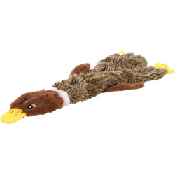 Flamingo Spielzeug Ente inez braun 47 cm für Hunde Quietschspielzeug für Hunde