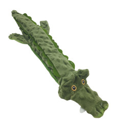 Jouets à couinement pour chien Jouet Crocodile Ruben vert 60 cm pour chien