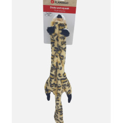 Flamingo Beige luipaardspeelgoed 56 cm voor honden Piepende speeltjes voor honden