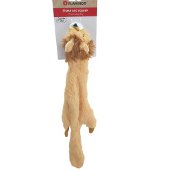 Jouets à couinement pour chien Jouet Lion kiki orange 56 cm pour chien