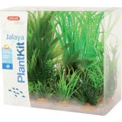 zolux Jalaya n°1 piante artificiali 6 pezzi H 22 cm Plantkit decorazione acquari Plante