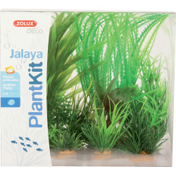 zolux Jalaya n°1 piante artificiali 6 pezzi H 22 cm Plantkit decorazione acquari Plante