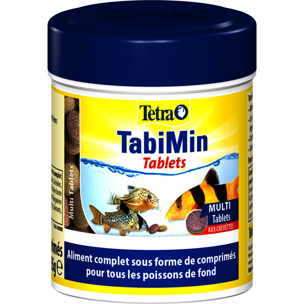 Tetra TabiMin alimento para peixes de fundo 120 comprimidos Alimentação