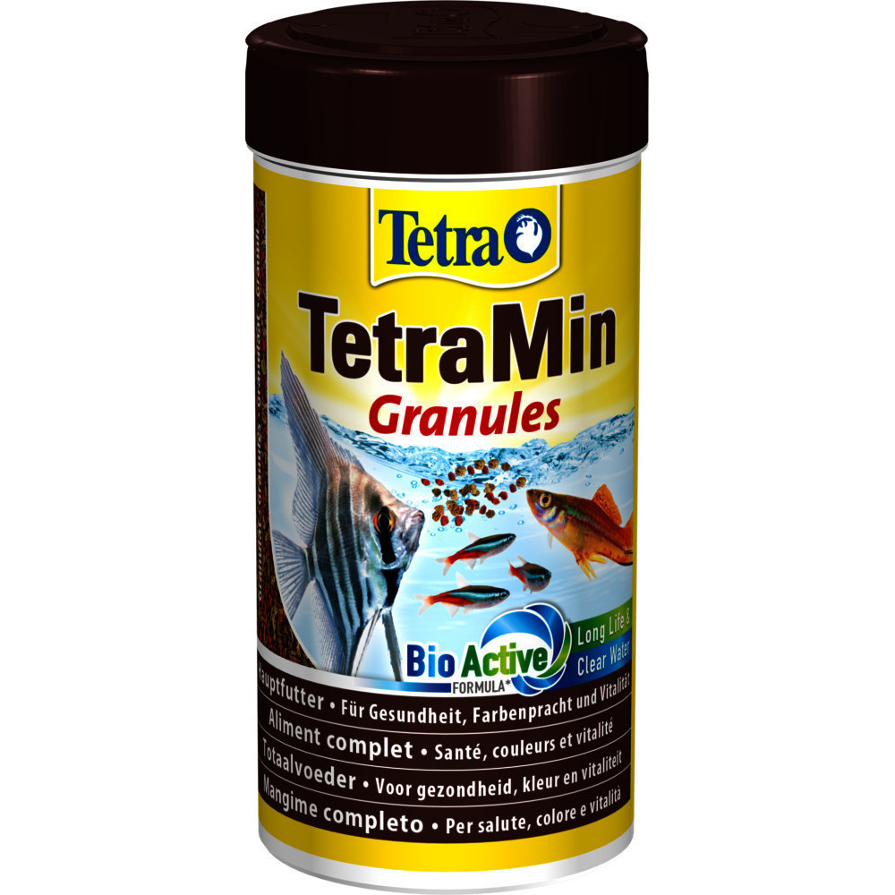 Tetra Min Granuli mangime per pesci ornamentali 100g/250ml Cibo