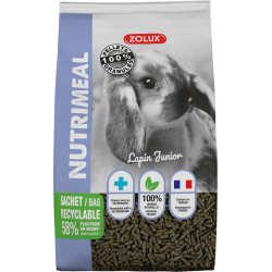 zolux Junior konijn pellets (onder 6 maanden) nutrimeal 2,5Kg Konijnenvoer