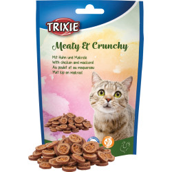 Trixie Kip & makreel traktaties 50 g voor katten Kattensnoepjes