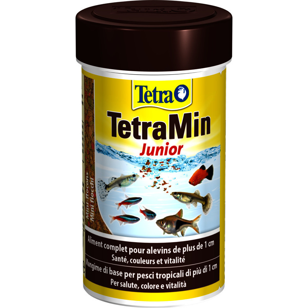 Tetra Alimento en escamas para peces ornamentales Min Junior 30g/100ml Alimentos