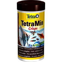 Tetra Min Crisps alimento completo para peixes ornamentais 22g/100ml Alimentação